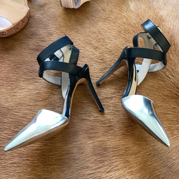 Steven by Steve Madden silver pointed heel - Picture 3 of 3